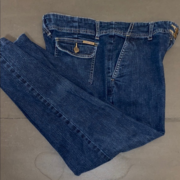 MICHAEL Michael Kors Size 10 Blue Straight Leg Jeans Timeless Design - Picture 4 of 14